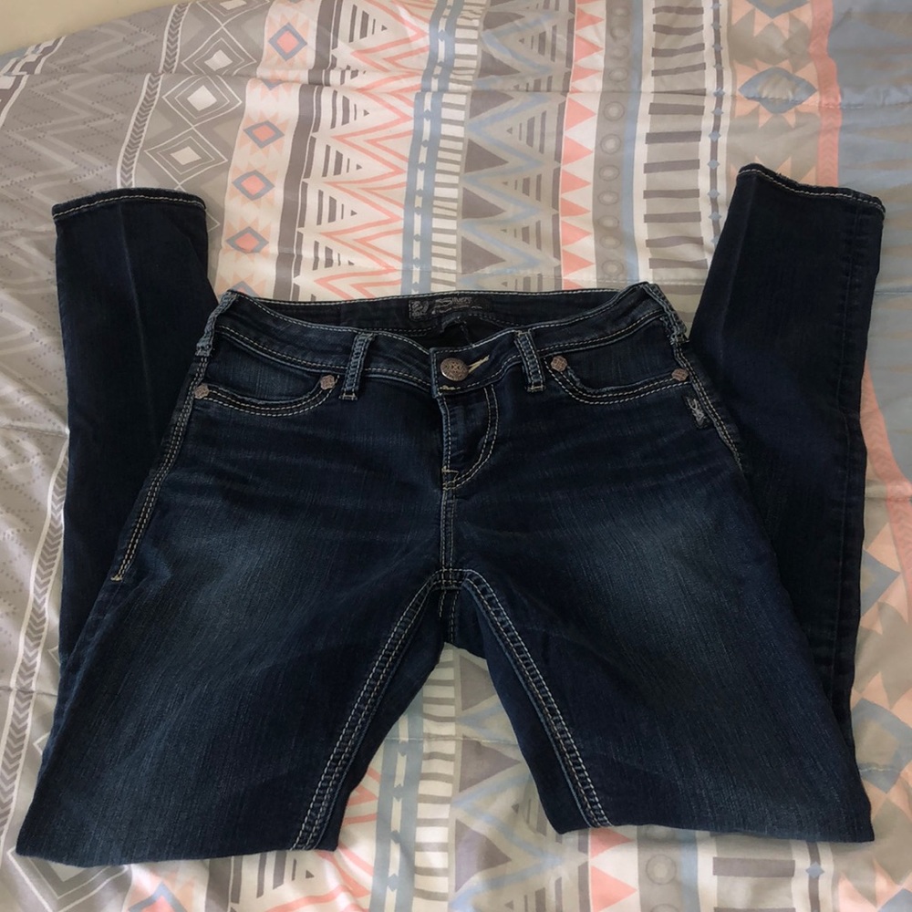 Silver Jegging-Jeans